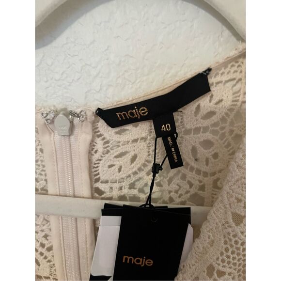 Maje Crochet Dress FR40 NEW NWT - Picture 9 of 13